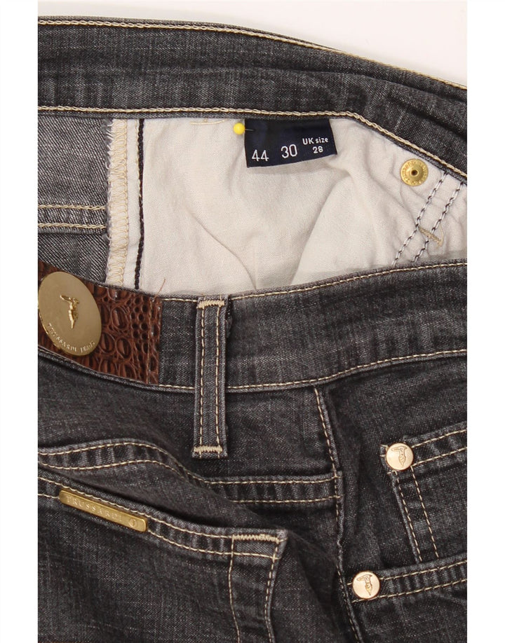 TRUSSARDI Womens Straight Jeans W28 L32 Black Vintage Trussardi and Second-Hand Trussardi from Messina Hembry 