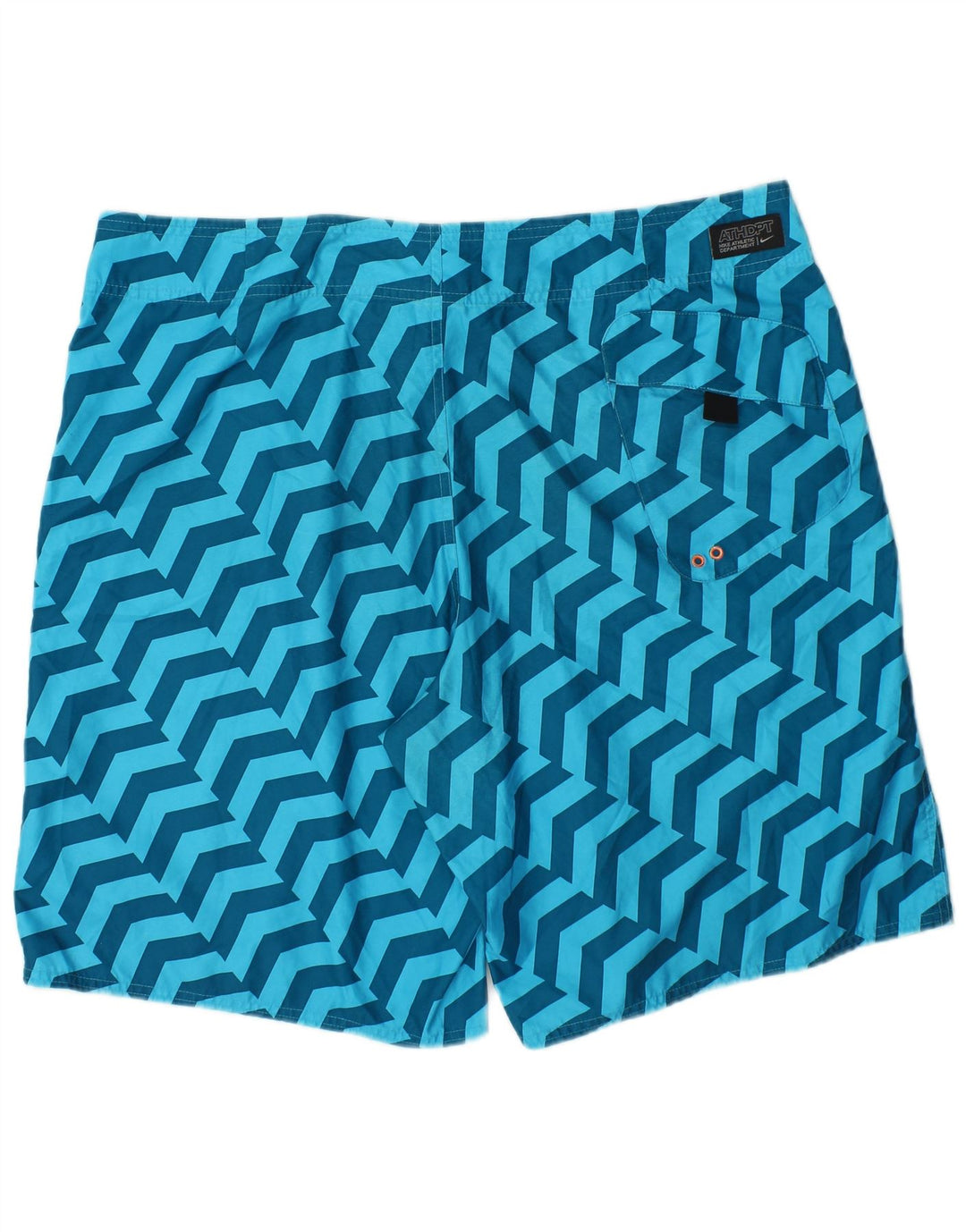 Calções de banho masculinos ADIDAS XL azul geométrico poliéster