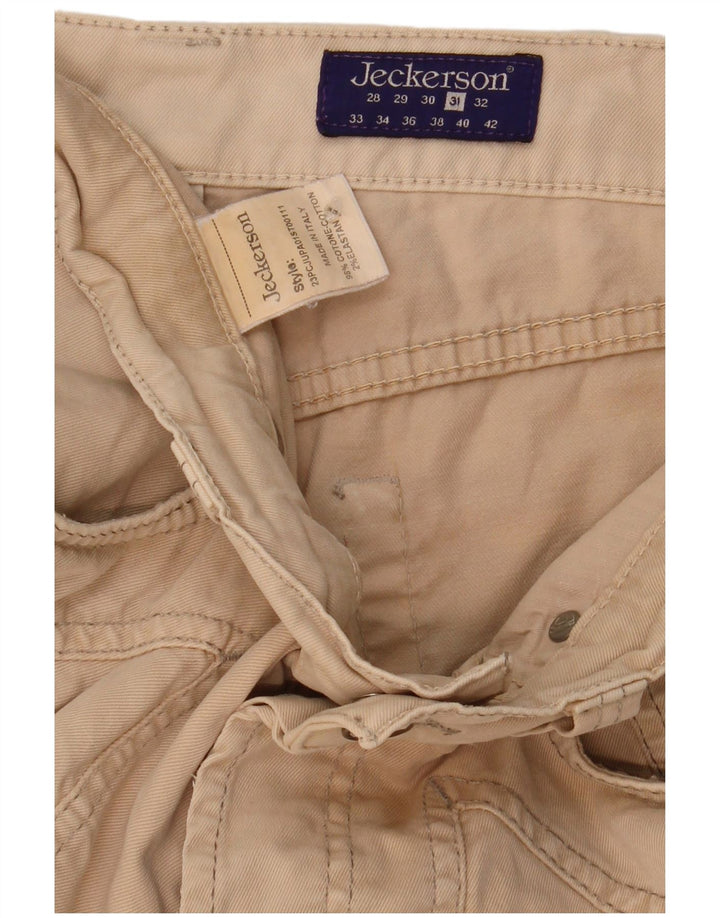 Shorts casual masculino Jeckerson W31 médio bege