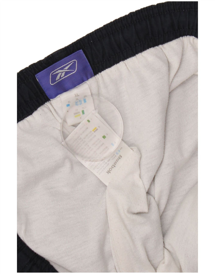 Calça de treino masculina Reebok Joggers XL azul marinho poliéster