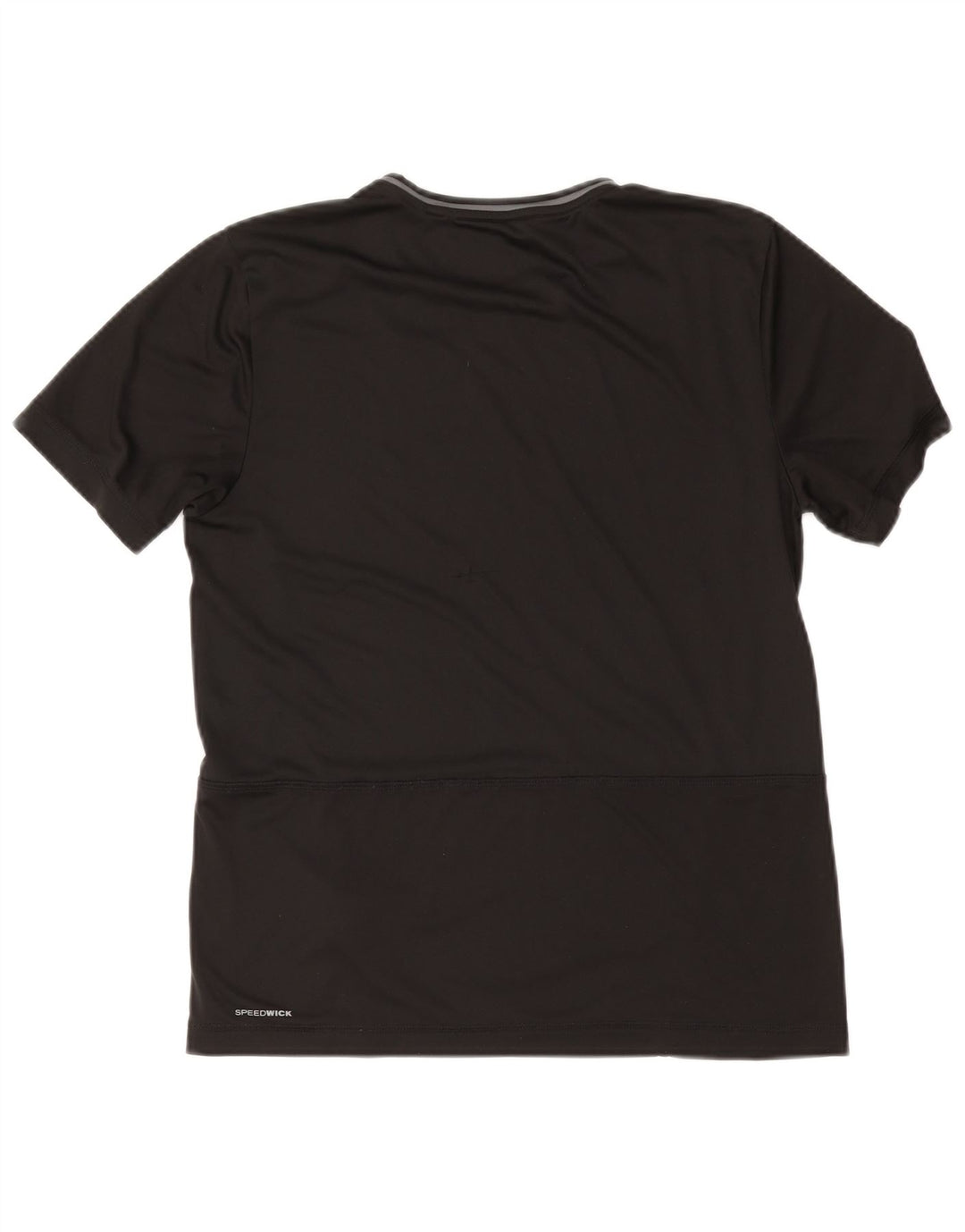 Camiseta feminina REEBOK UK 14 médio preto colorblock poliéster