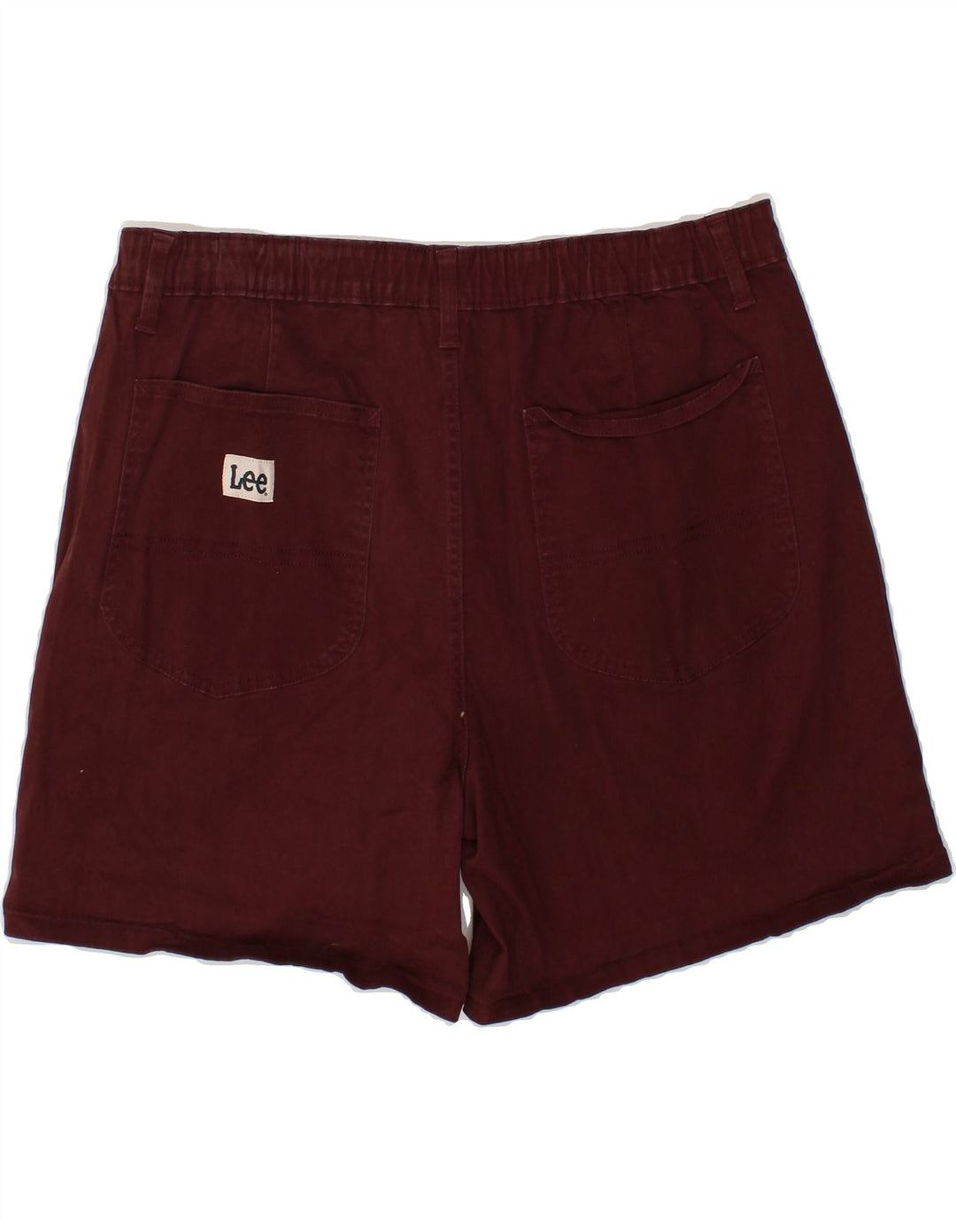 LEE Womens Heritage Chino Shorts US 16 2XL W36  Burgundy Cotton Vintage Lee and Second-Hand Lee from Messina Hembry 