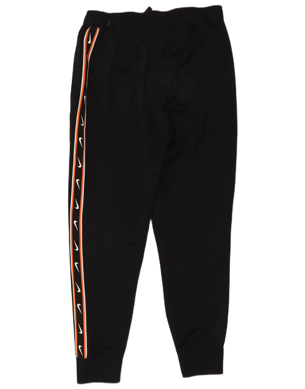 Nike masculino gráfico agasalho calças joggers pequeno poliéster preto