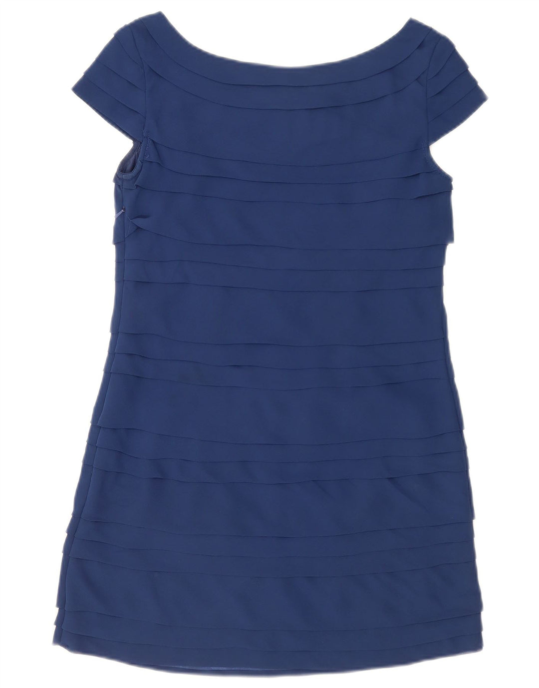 Vestido bainha feminino French Connection poliéster azul pequeno Reino Unido 10
