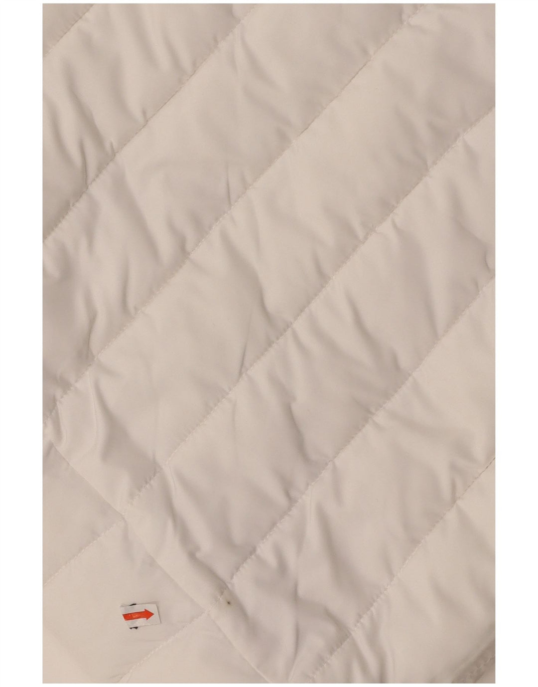 Jaqueta acolchoada com capuz feminina SUPERDRY UK 14 poliéster branco médio