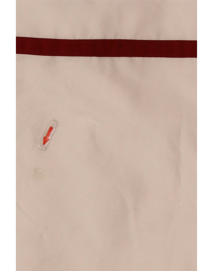Reebok Mens Pullover Tracksuit Top Jacket UK 40 Médio Branco Colourblock