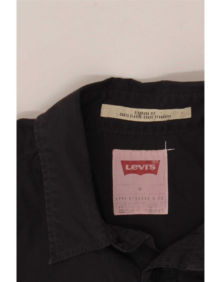 Camisa masculina Levi's Standard Fit média azul marinho