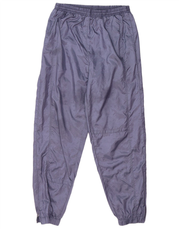 Calça de treino masculina vintage joggers poliamida roxa média