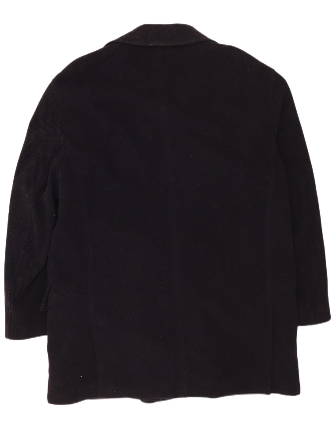 Casaco masculino VINTAGE com peito duplo IT 50 grande lã azul marinho