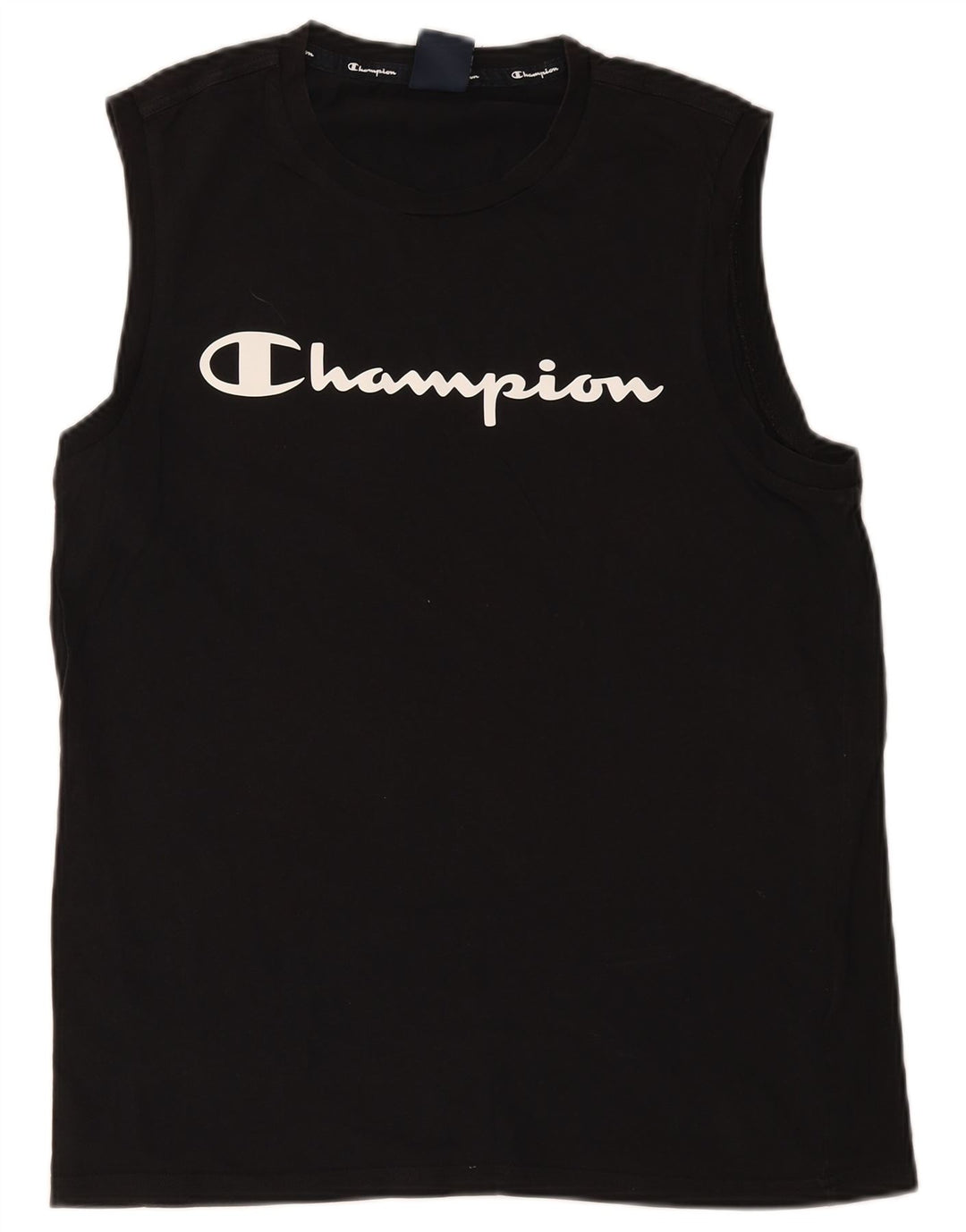 Colete gráfico masculino Champion grande preto
