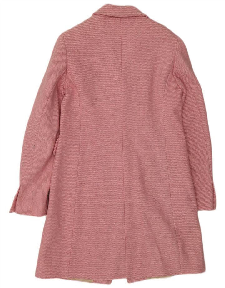 Sobretudo feminino Marina Yachting IT 46 grande lã rosa