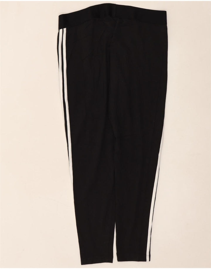 Leggings Adidas Regular Fit Femininas UK 20/22 XL Preto