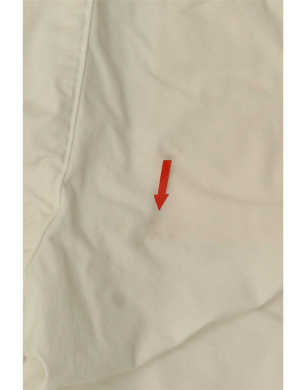 Tommy Hilfiger Mens Chino Shorts W34 Grande Algodão Branco
