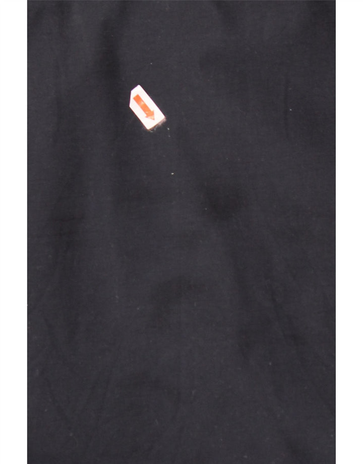 Jaqueta corta-vento masculina VINTAGE UK 44 2XL algodão azul marinho