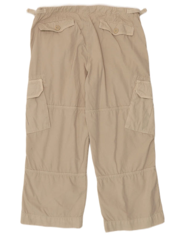 Calça feminina cargo cargo feminina W29 L23 algodão branco