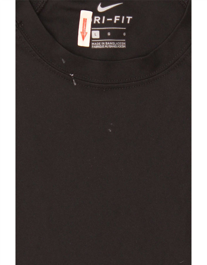 Camiseta Nike Masculina Dri Fit Top Grande Poliéster Preto