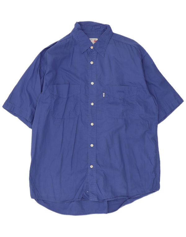 Camisa masculina de manga curta Levi's grande azul