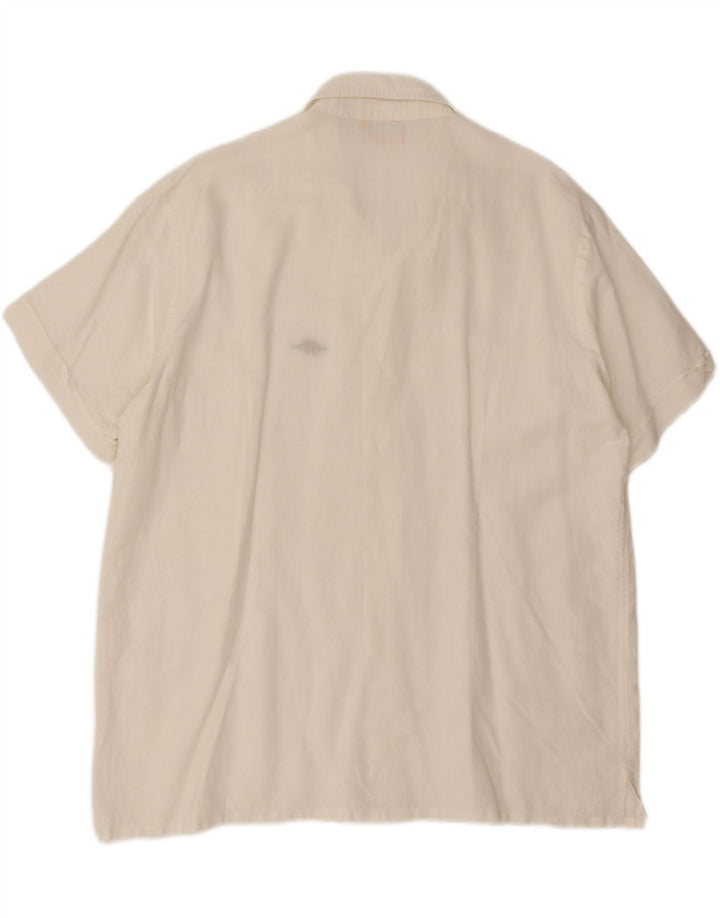 Camisa masculina de manga curta Charro XL Off White
