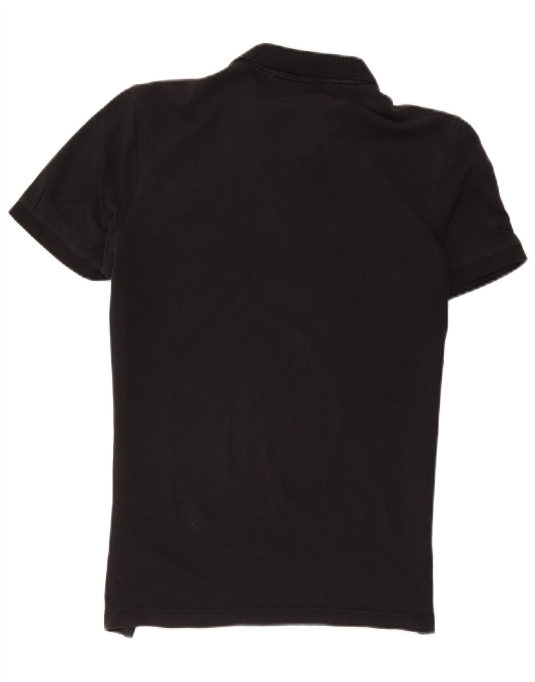 Camisa polo masculina CALVIN KLEIN de algodão preto médio