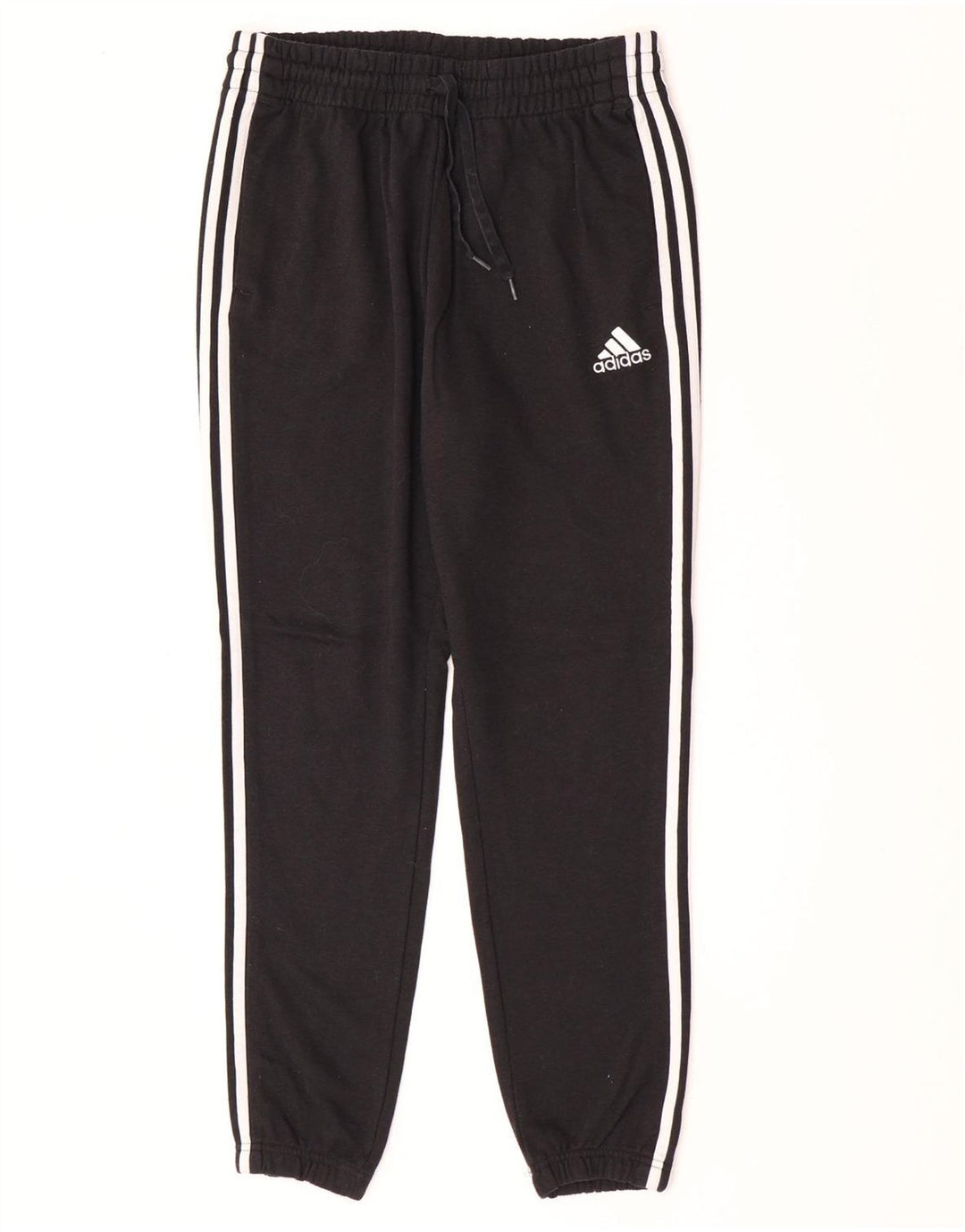 Calças de treino masculinas Adidas Joggers grandes de algodão preto