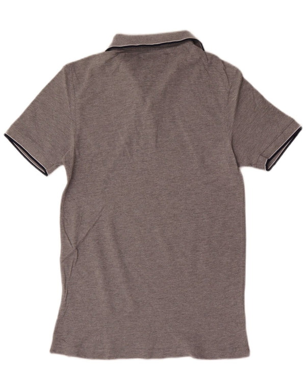 Kappa Mens Polo Shirt Small Grey Flecked