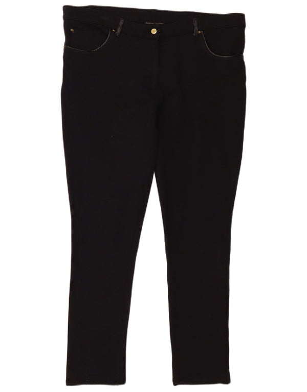 Calça feminina casual skinny Zara grande W30 L27 preta