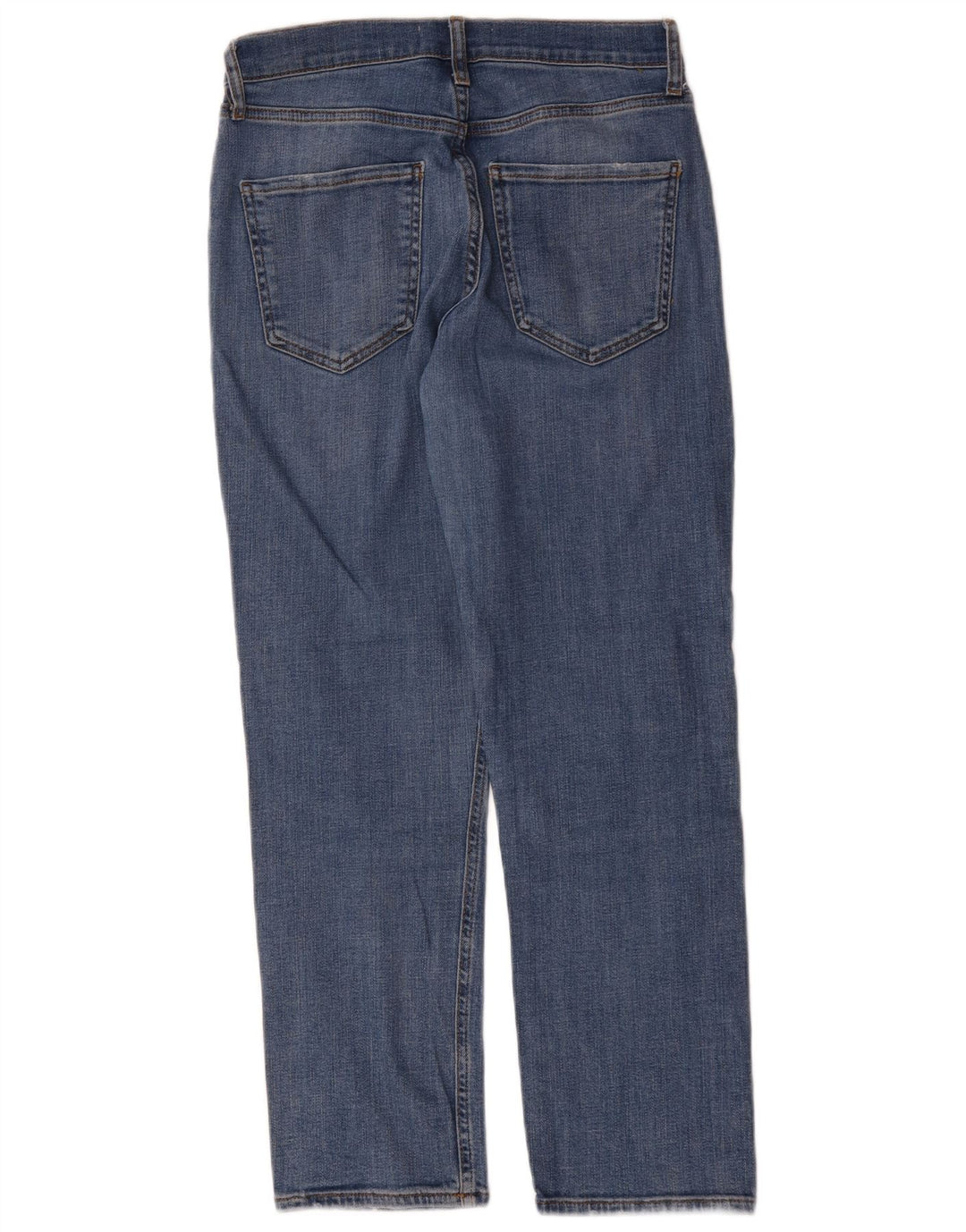 Calça jeans reta feminina Zara EU 40 médio W30 L27 azul
