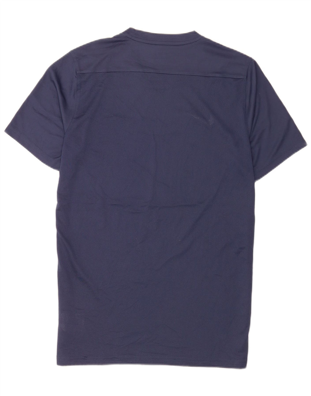 Camiseta masculina Nike Dri Fit Top grande poliéster azul marinho