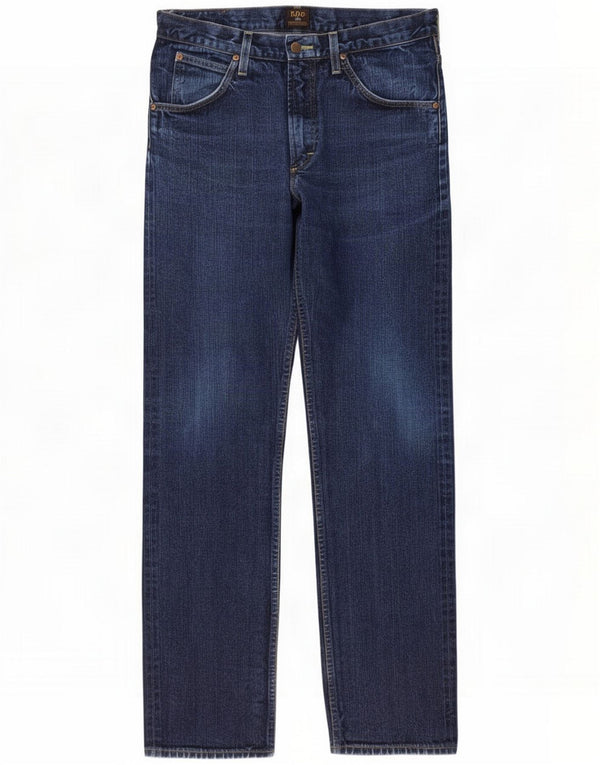 Lee Jeans retos masculinos W33 L34 Algodão azul marinho
