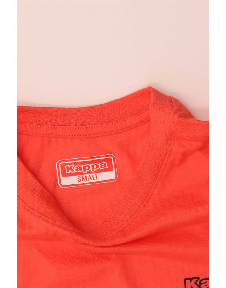 Camiseta masculina Kappa Top pequeno laranja poliéster