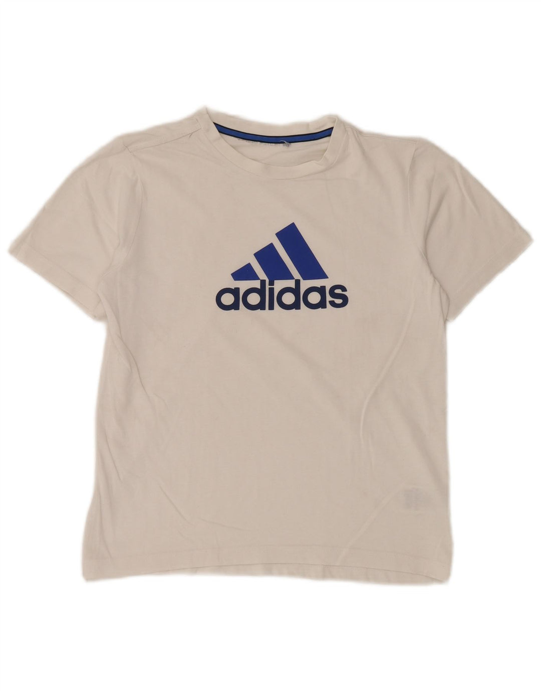 Adidas Mens Graphic T-Shirt Top Pequeno Algodão Branco Esportivo