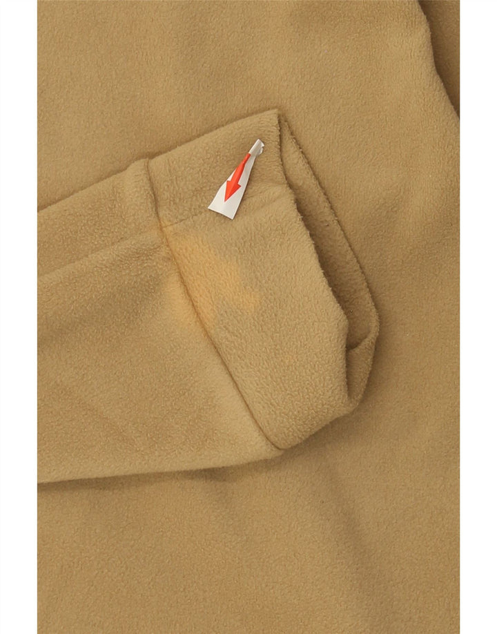Jumper masculino Champion de lã com zíper e gola XL poliéster bege