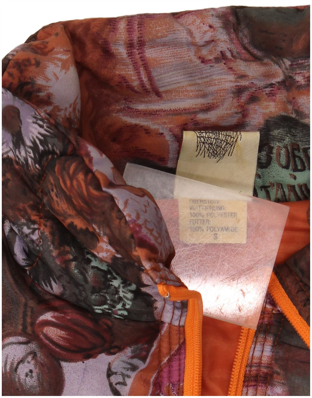 Colete masculino REPRISE gráfico acolchoado UK 36 pequeno floral multicolorido