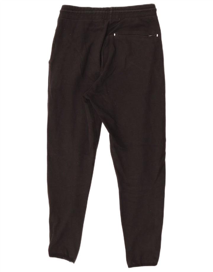 Calça de treino masculina Zara pequena de algodão preto