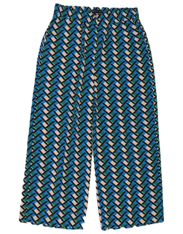 Calça casual feminina Marks & Spencer UK 14 grande W32 L27 multicolorida