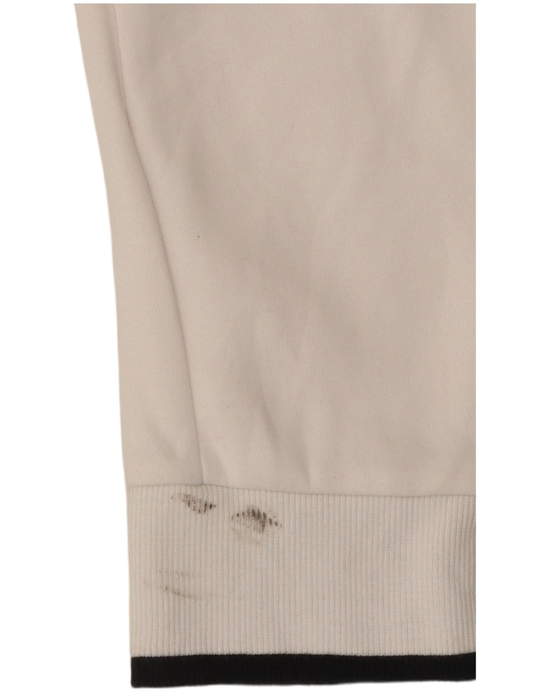 Puma feminino gráfico moletom jumper UK 10 pequeno algodão branco