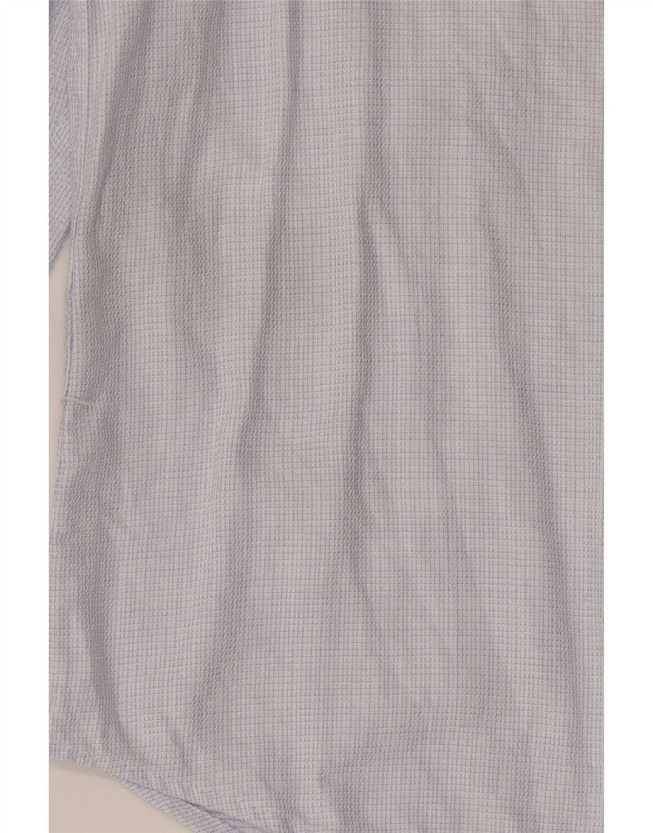 Camisa masculina Jack & Jones tamanho 42 grande algodão xadrez azul