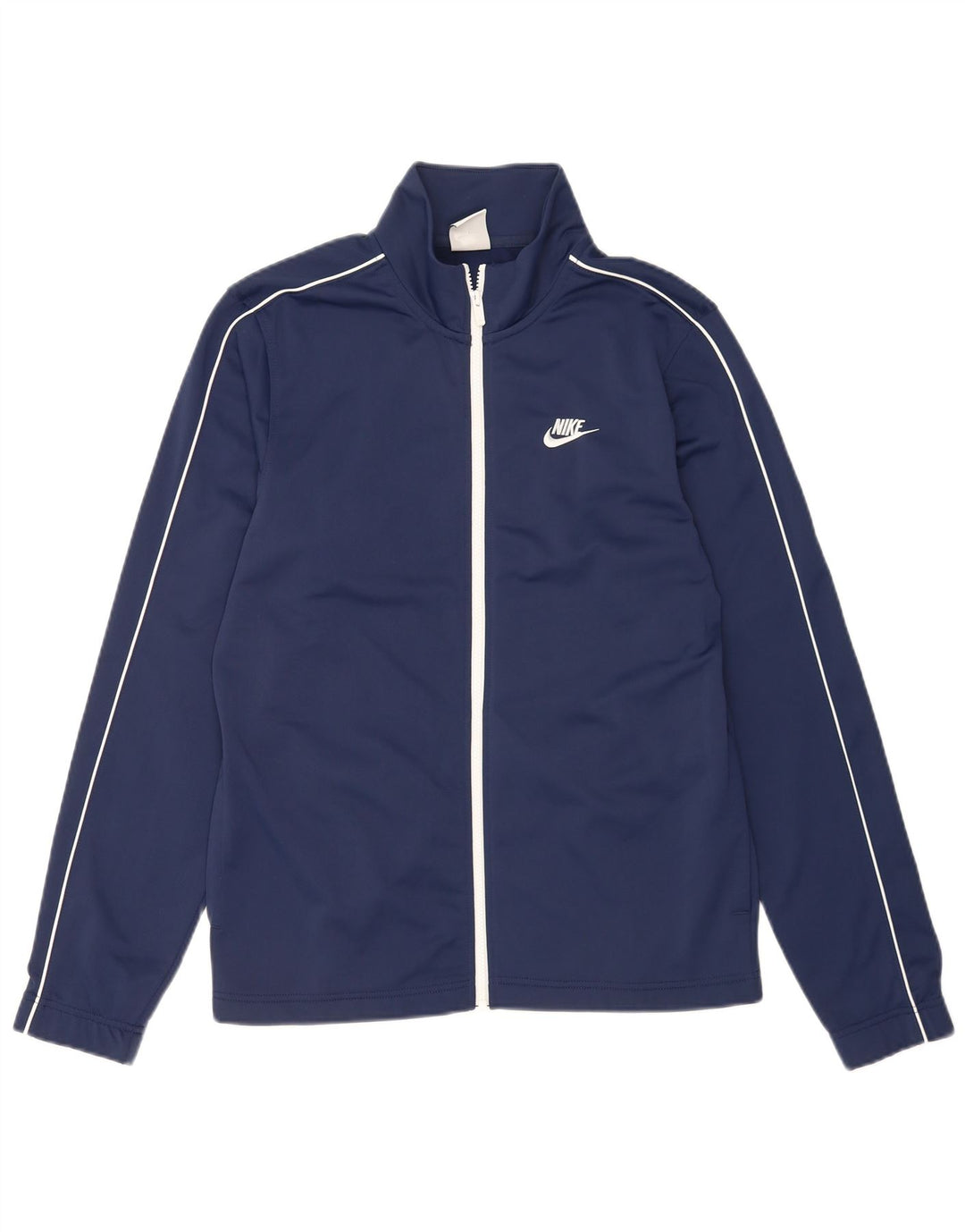 Nike Mens Treino Top Jacket Pequeno Poliéster Azul Marinho