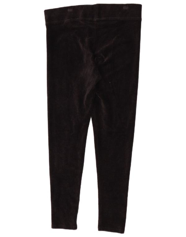 Leggings femininas Marks & Spencer Reino Unido 14 grande algodão preto