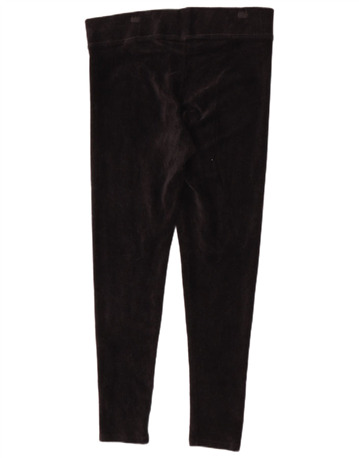 Leggings femininas Marks & Spencer Reino Unido 14 grande algodão preto