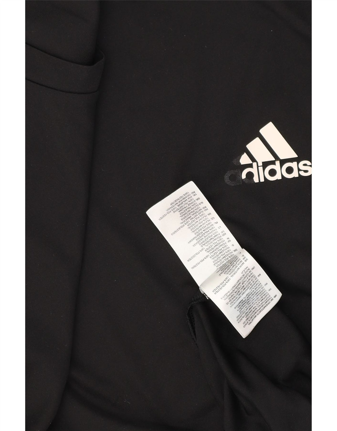Camiseta gráfica masculina Adidas Top 2XL poliéster preto