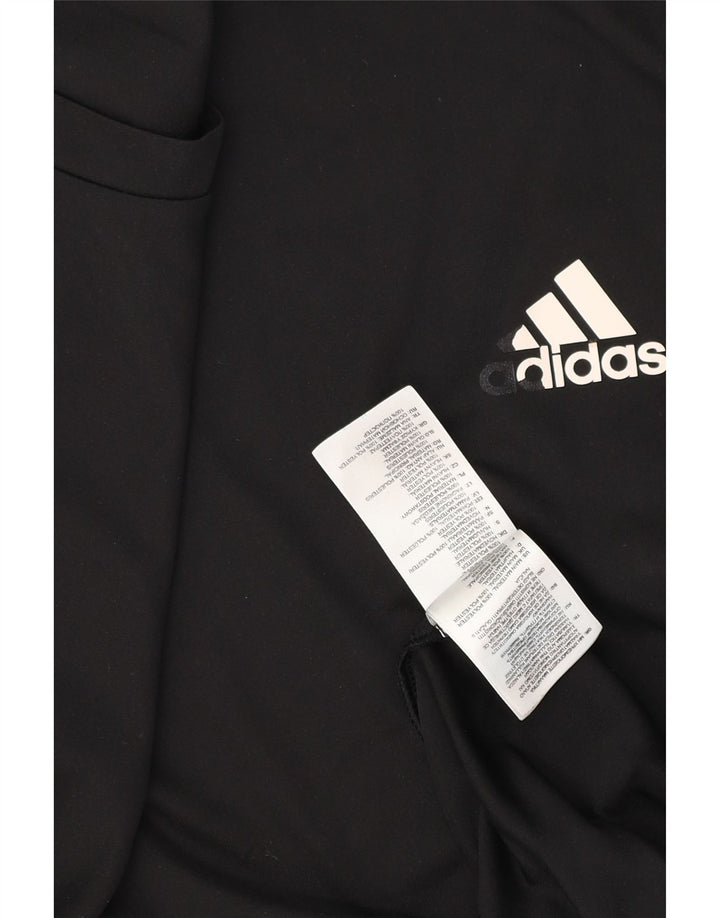Camiseta gráfica masculina Adidas Top 2XL poliéster preto