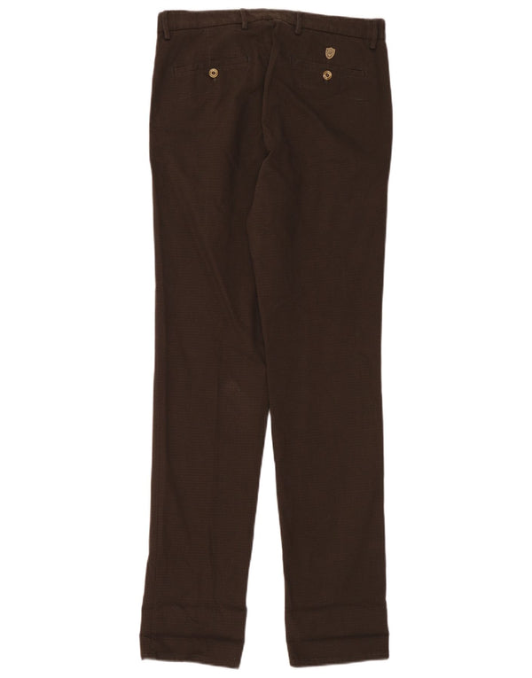 Calça Chino Masculina Massimo Dutti Casual Fit UE 38 Pequeno W30 L34 Marrom