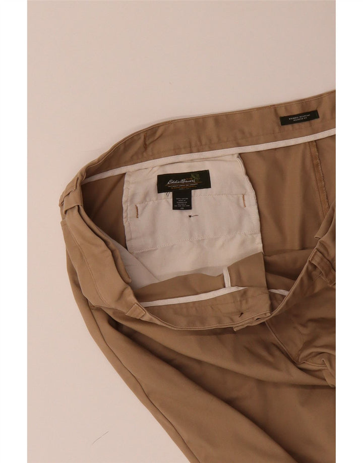 EDDIE BAUER Mens Relaxed Fit Chino Trousers W48 L31 Beige Cotton Vintage Eddie Bauer and Second-Hand Eddie Bauer from Messina Hembry 