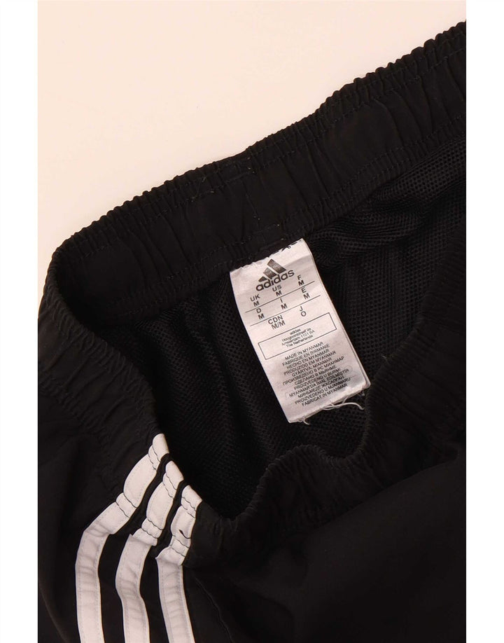 Shorts esportivos masculinos Adidas médio preto poliéster