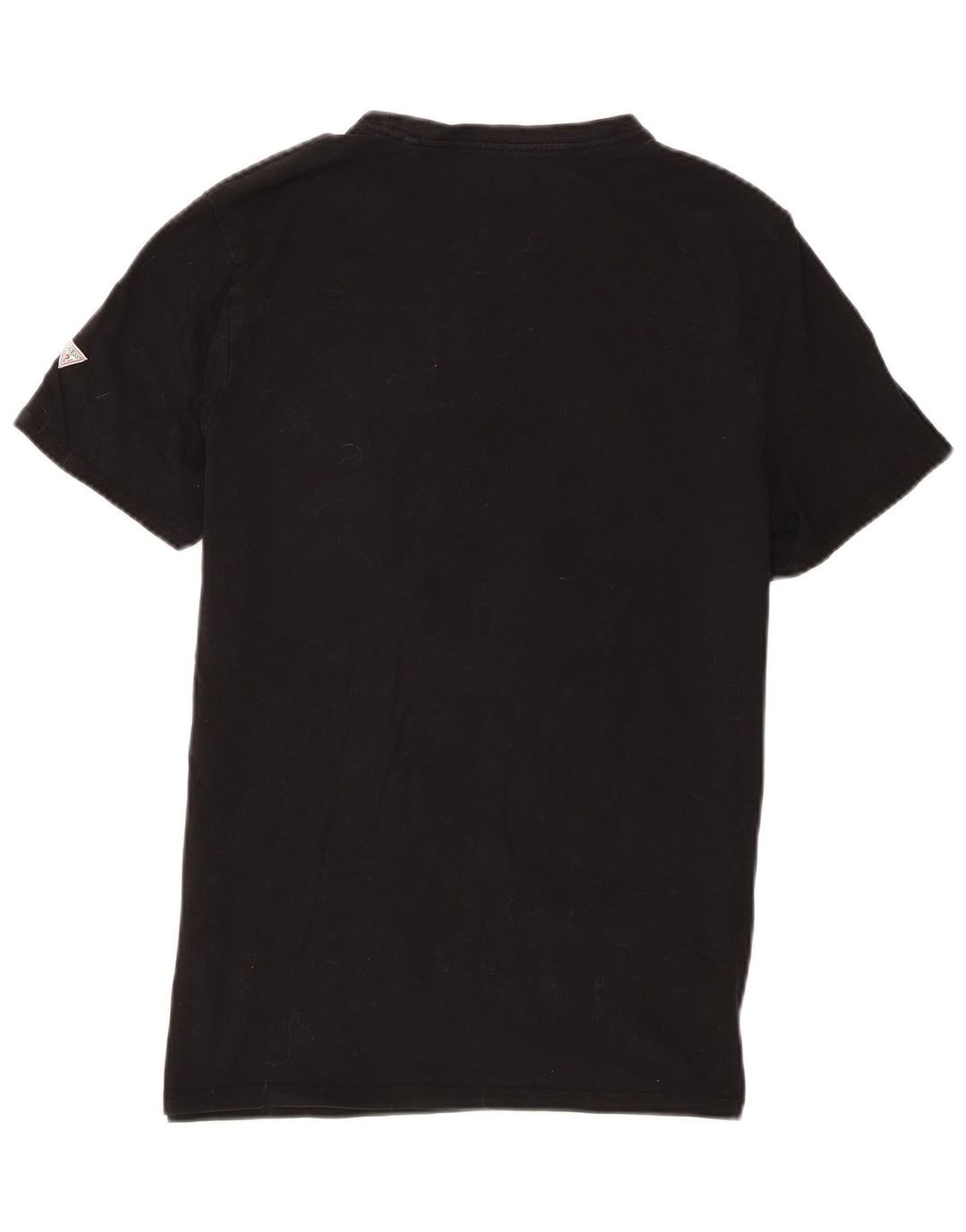 Guess Camiseta Masculina Slim Fit Gráfica Top Grande Preto