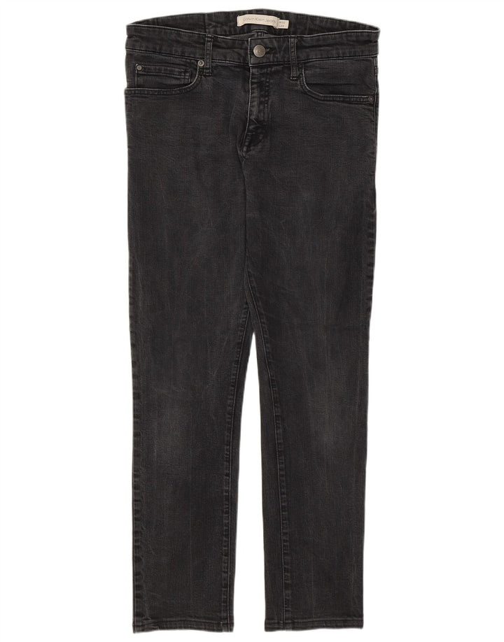CALVIN KLEIN Jeans feminino slim W32 L28 algodão cinza