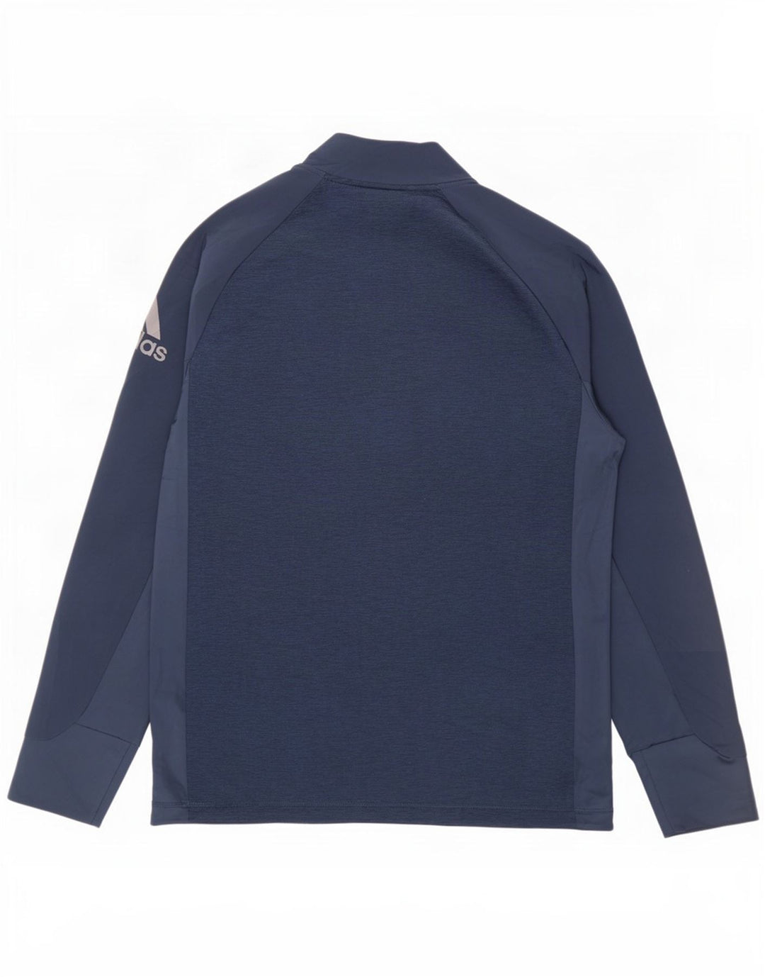 Adidas Mens Graphic Pullover Treino Top Médio Azul Marinho Colorblock