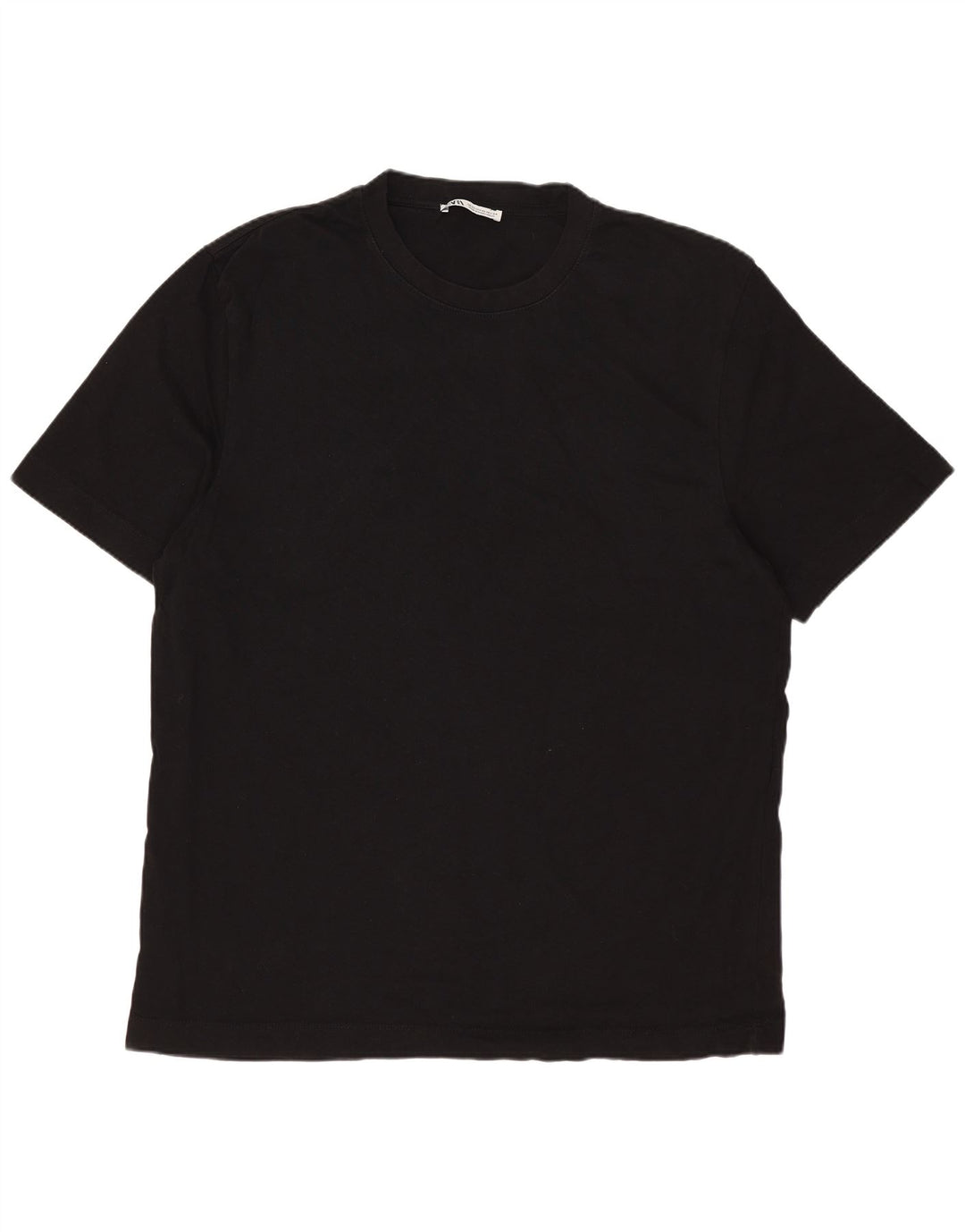 Camiseta masculina ZARA Top XL algodão preto