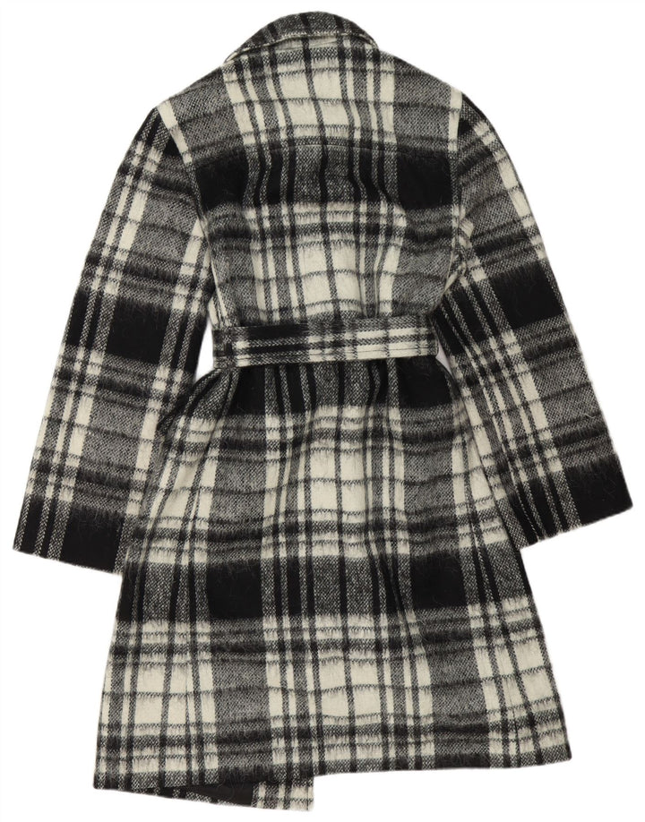 Sobretudo feminino Benetton IT 44 médio preto xadrez lã
